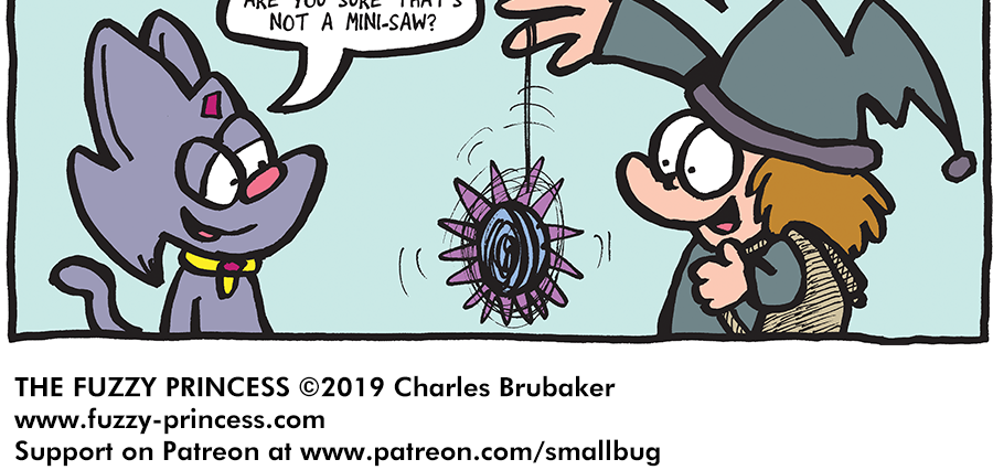 The Fuzzy Princess - Episode 507, Page 1: 2019-12-13-Slumber Party